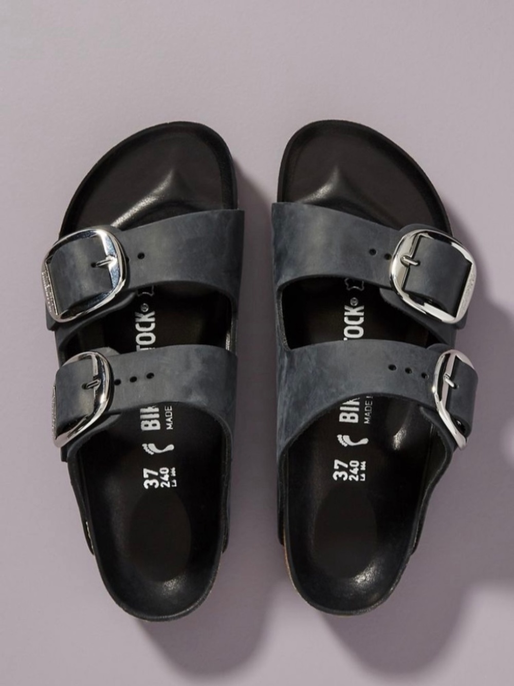 Birkenstock Arizona Big Buckle Nubuck Sandals